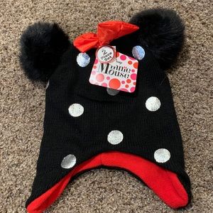 Minnie Mouse - Beanie and Mitten set
